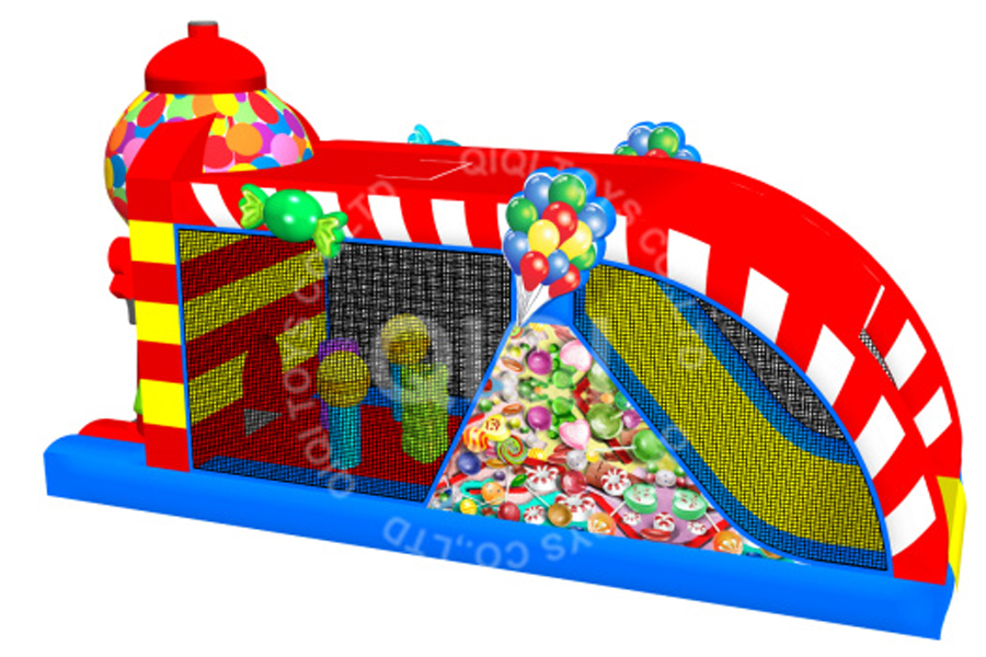 candy party theme obstacle
